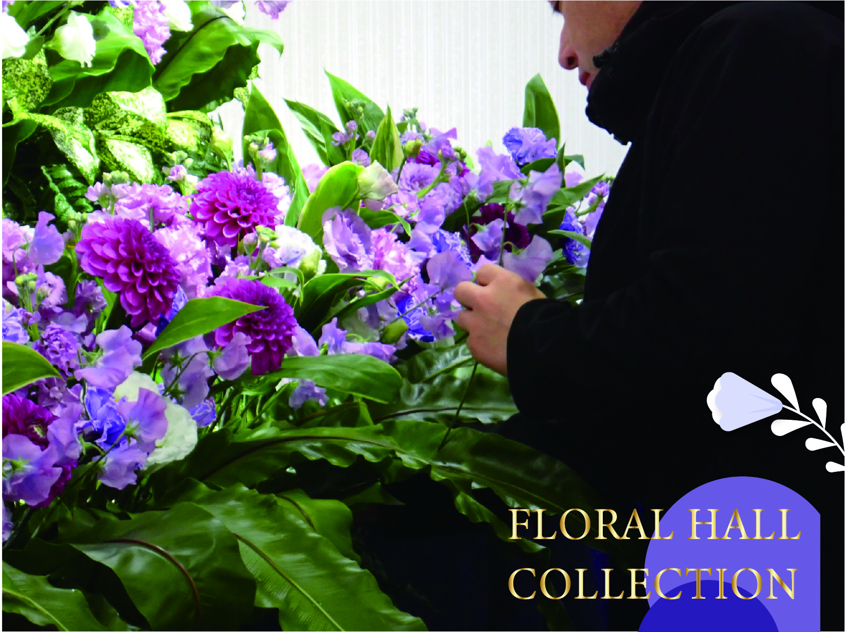 生花祭壇の展示イメージ