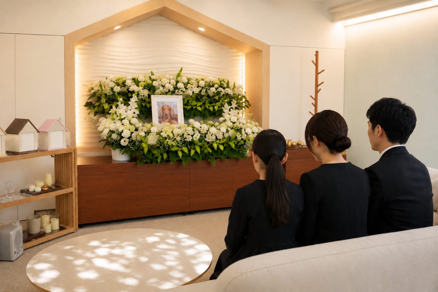 ご家族でのお見送りイメージ